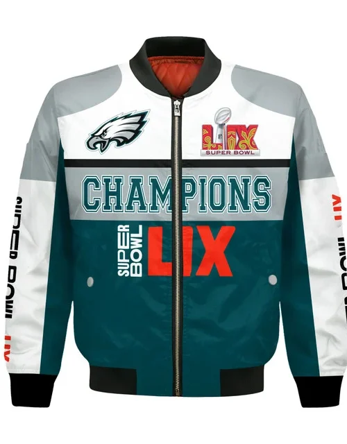 Philadelphia Eagles Super Bowl LIX 2025 Winning Spirit Bomber Jacket