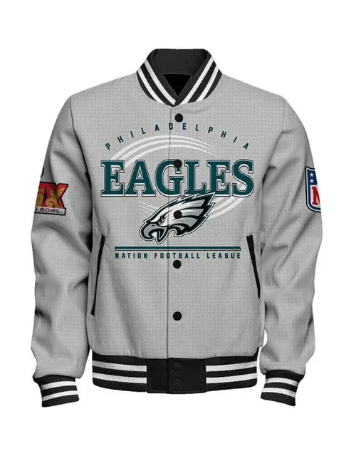 Philadelphia Eagles Super Bowl LIX Glory Varsity Jacket