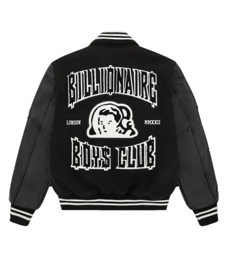 Billionaire Boys Club LDN Letterman Black Jacket