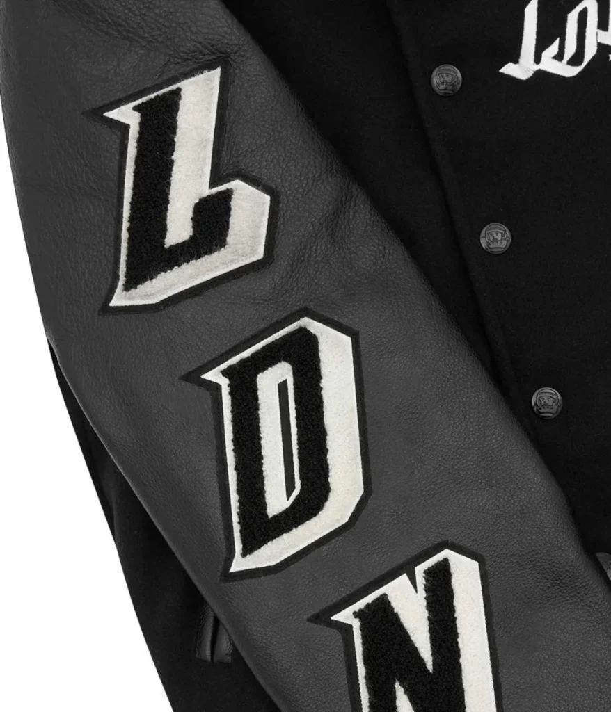 Billionaire Boys Club LDN Letterman Black Jacket