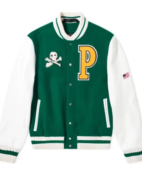 Men’s Palm Angels Teddy Bear Varsity Jacket