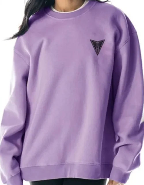 Violet Golden State Valkyries Dye Crew Sweatshirt