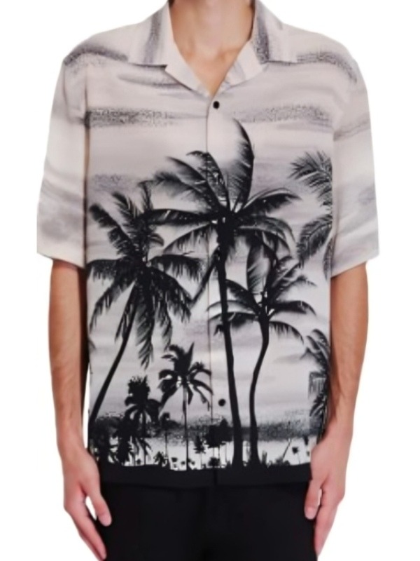 American Idol S23 Luke Bryan Hawaiian Print Shirt