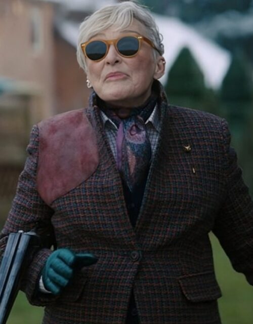 Back in Action Glenn Close Check Blazer