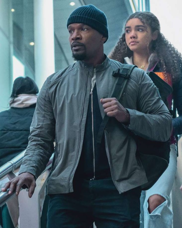 Back in Action Jamie Foxx Grey Jacket