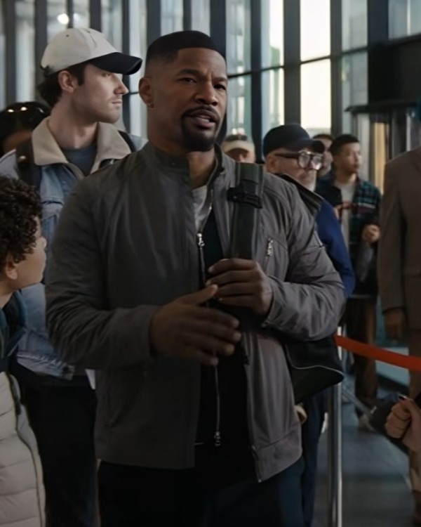 Back in Action Jamie Foxx Grey Jacket