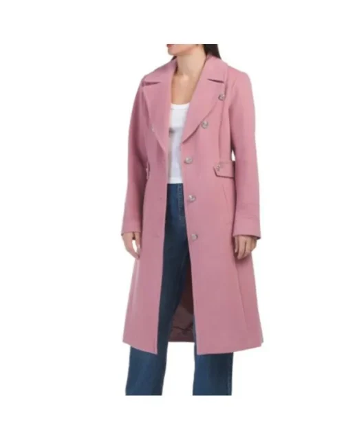 Grosse Pointe Garden Society S01 Aja Naomi King Pink Coat