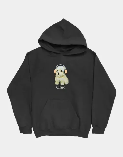 Clairo Dog Hoodie In Black