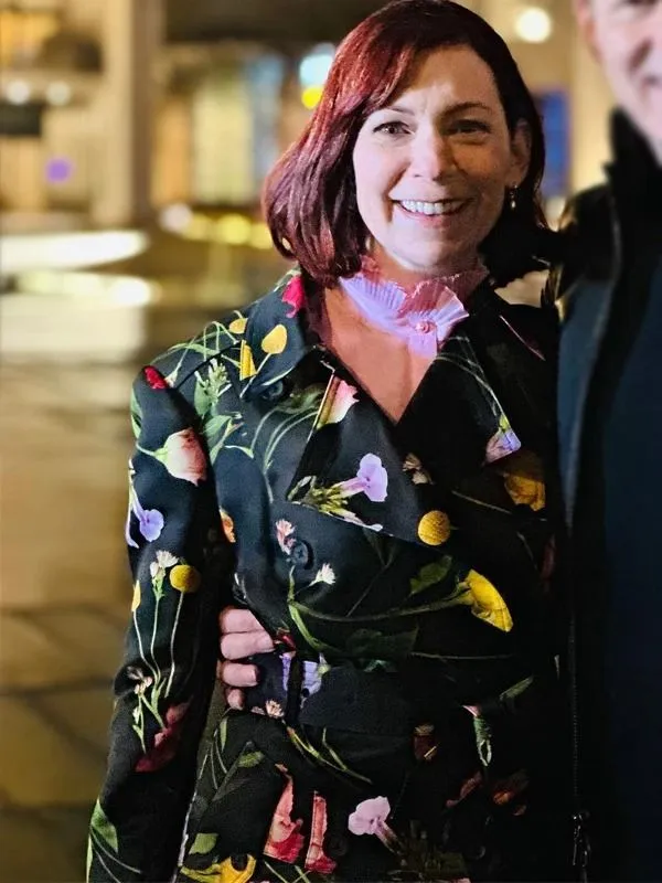 Elsbeth 2024 Carrie Preston Floral Trench Coat