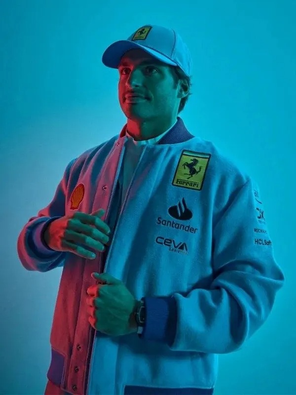 Ferrari Blue Miami Grand Prix jacket