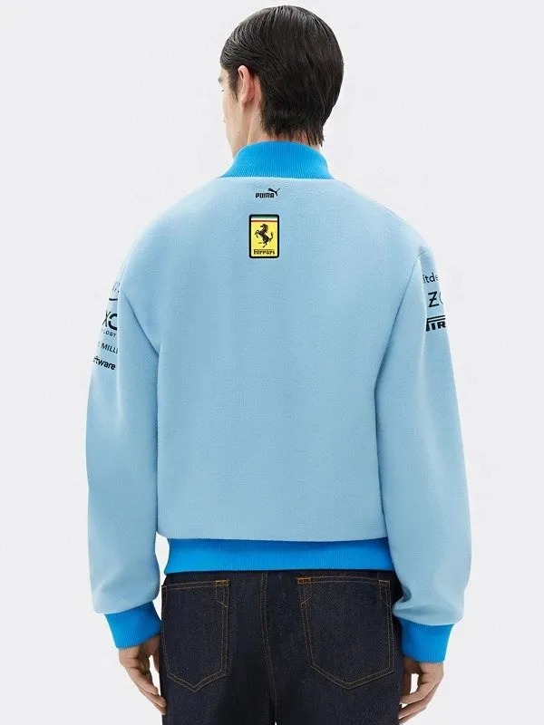 Ferrari Blue Miami Grand Prix jacket