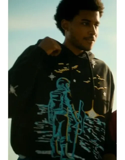 Forever S01 Michael Cooper Jr. Black Astronaut Hoodie