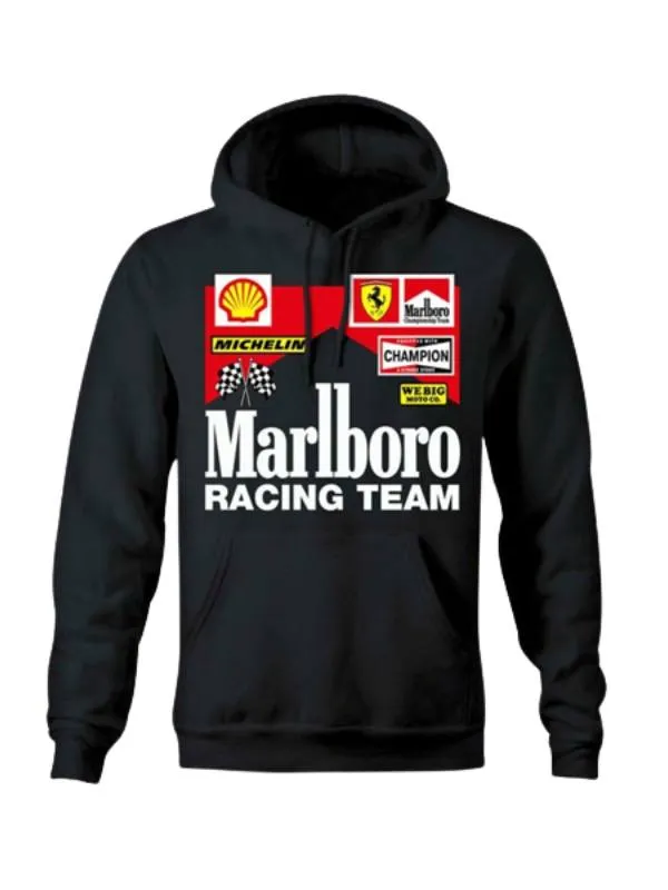 Marlboro Racing Hoodie in Black