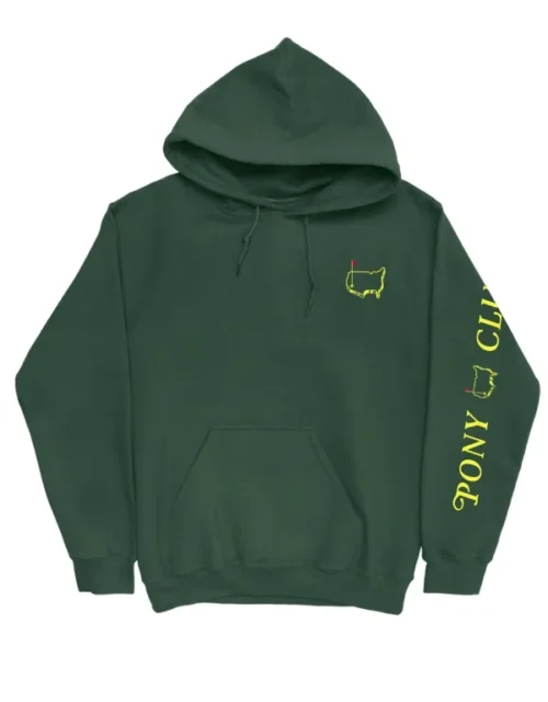 Masters Golf Hoodie In Green