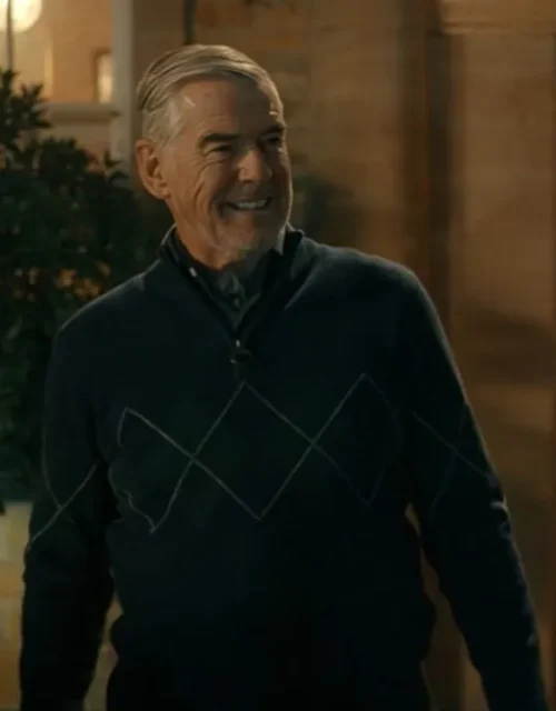 Mobland 2025 Pierce Brosnan Sweater