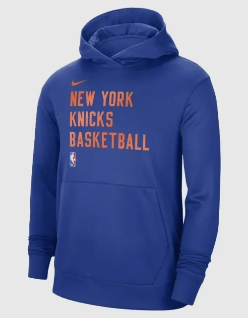 New York Knicks Basketball Blue Hoodie