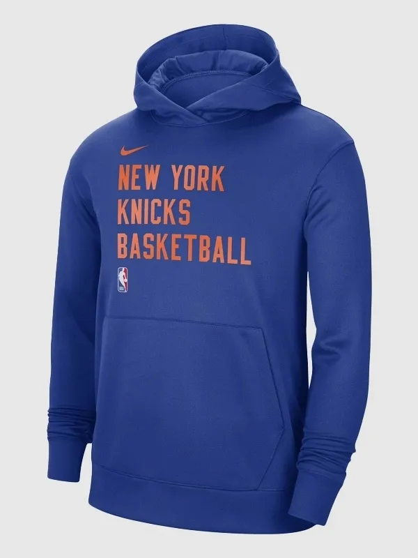 New York Knicks Basketball Blue Hoodie