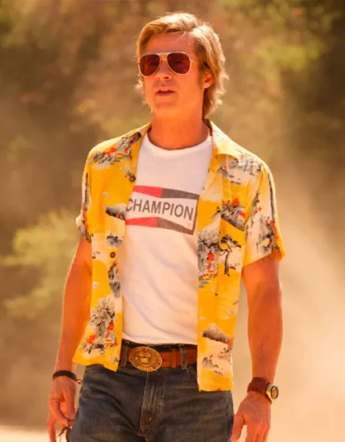 Once Upon a Time in Hollywood Brad Pitt Hawaiian Shirt