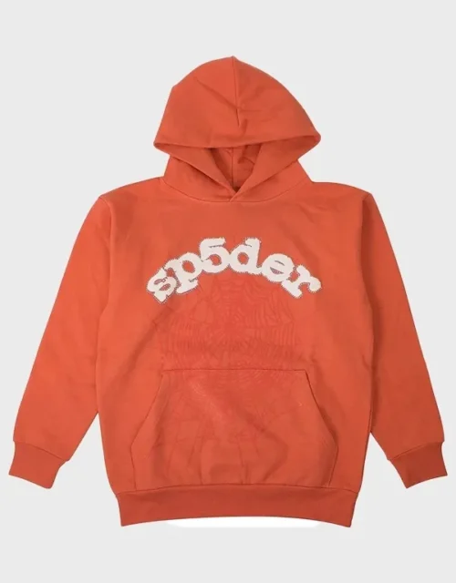 Sp5der Orange Hoodie