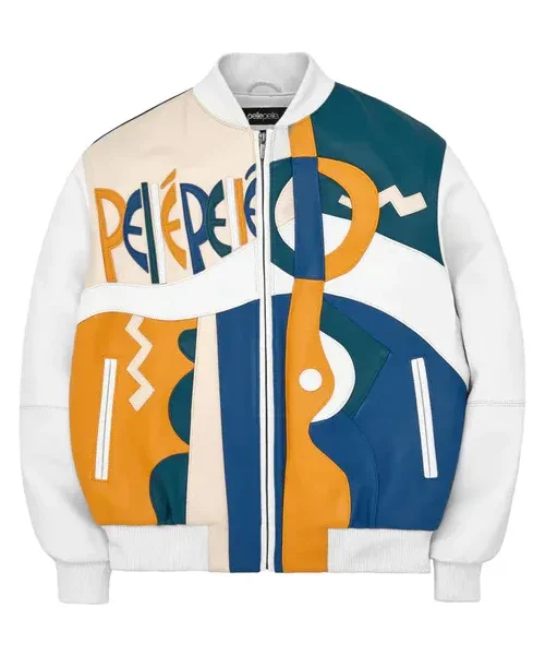 Pelle Pelle Picasso Plush Multicolor Leather Jacket