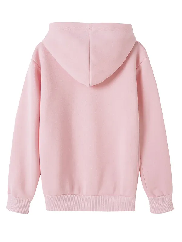 Pink Pullover Hoodie