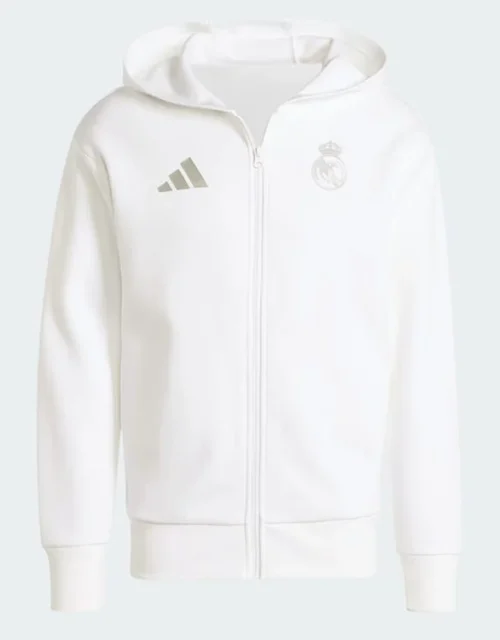 Real Madrid Anthem White Jacket
