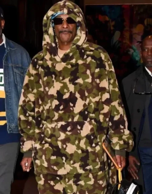Snoop Dogg Camouflage Blanket Oversized Hoodie
