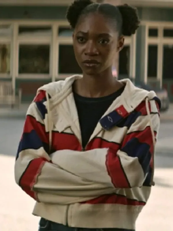 Superman And Lois S04 Kelcey Mawema Striped Hoodie