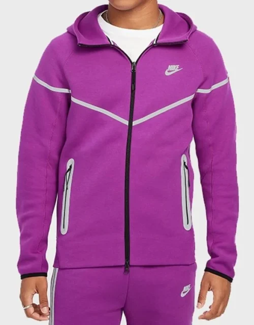 Tech Windrunner Pink Reflective Jacket