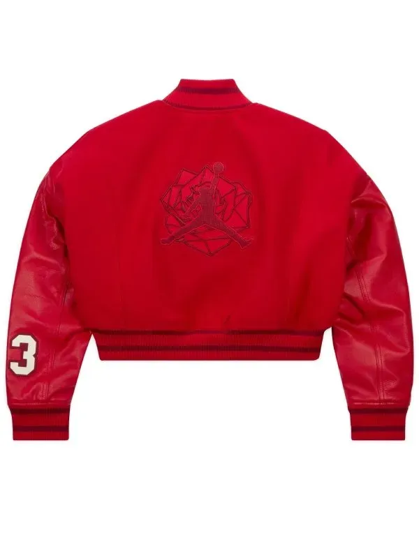 Teyana Taylor Jordan Red Varsity Jacket
