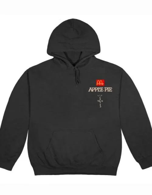 Travis Scott Mcdonalds Apple Pie Black Hoodie