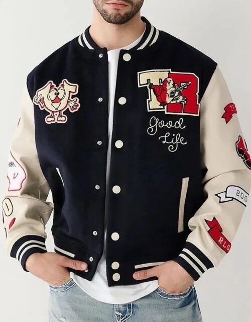 True Religion Varsity Jacket
