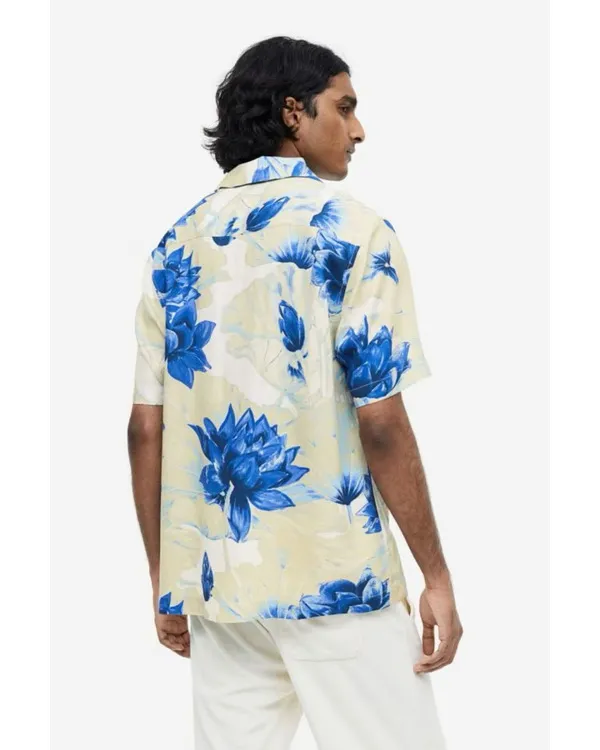 Below Deck Down Under S03 Nicolas Cattelan Floral Print Shirt