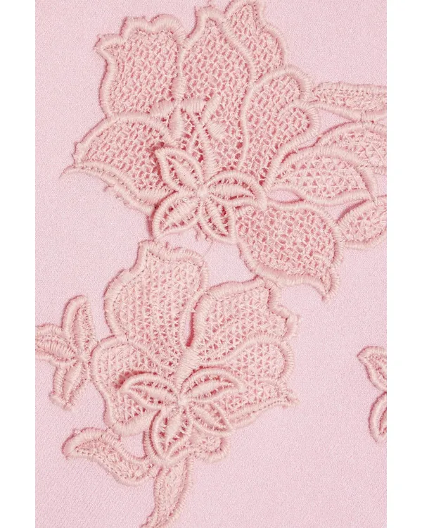 The Residence 2025 Molly Griggs Pink Floral Applique Cardigan