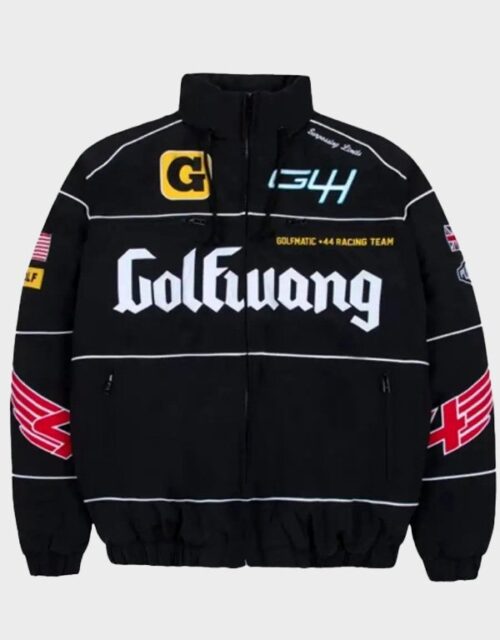 +44 Lewis Hamilton x Golf Wang Black Jacket
