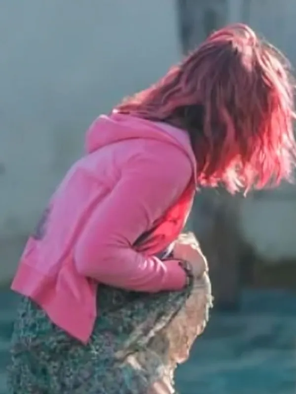 Disclaimer 2024 Liv Hill Pink Zipper Hoodie