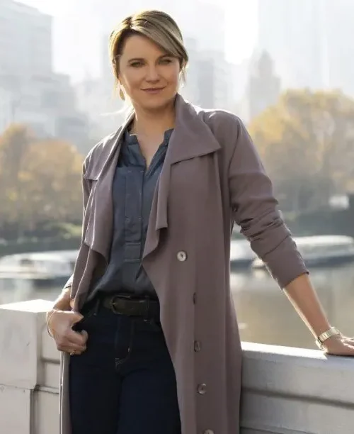 My Life Is Murder Alexa Crowe Trench Coat