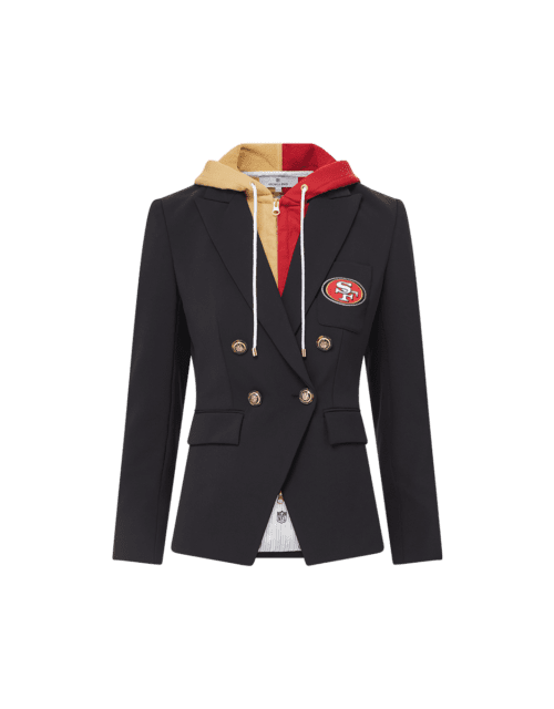San Francisco 49ers Veronica Beard Black Dickey Jacket