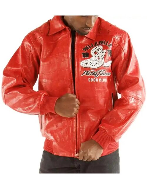 Pelle Pelle Soda Club Red Leather Jacket