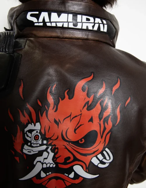 Cyberpunk 2077 Samurai Leather Jacket