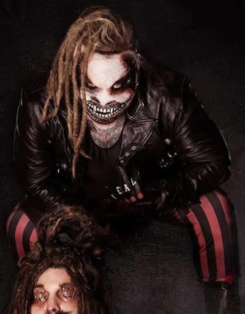 Bray Wyatt The Fiend Black Biker Jacket