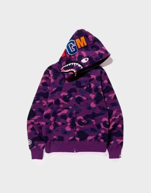 BAPE Camo Shark Full Zip Hoodie