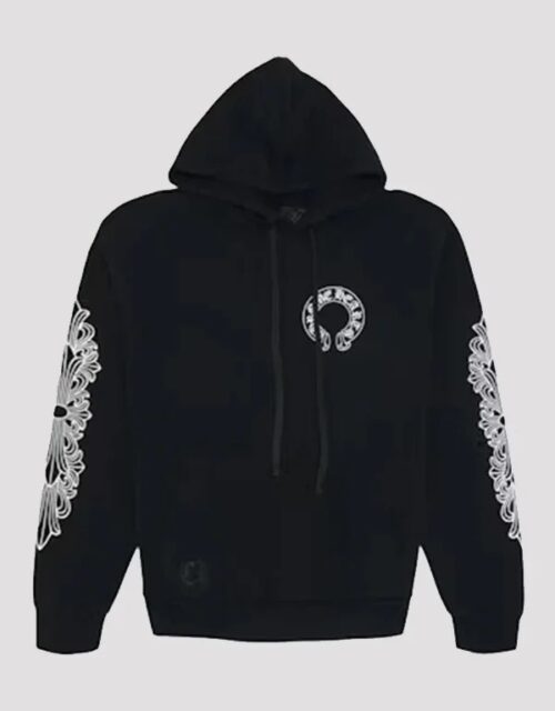 Chrome Hearts Horse Shoe Floral Hoodie