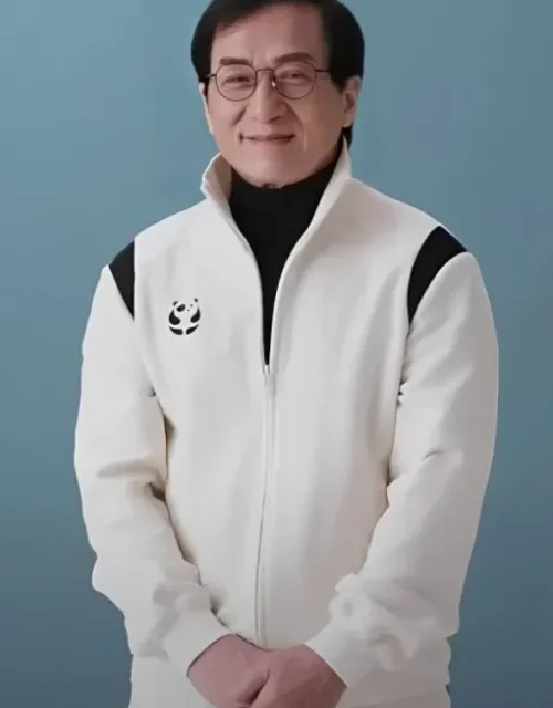 Karate Kid Legends 2025 Jackie Chan White Panda Jacket