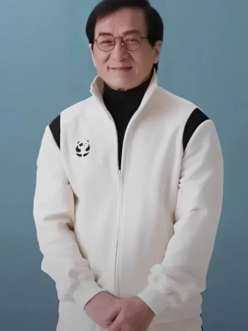 Karate Kid Legends 2025 Jackie Chan White Panda Jacket