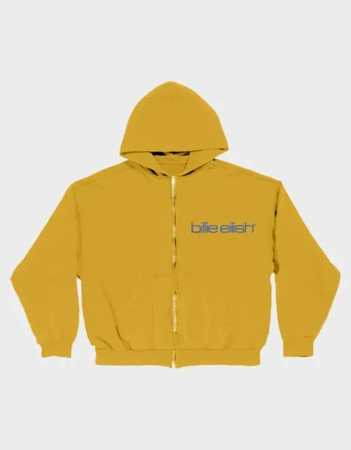 Billie Eilish Yellow Tour Zip Hoodie