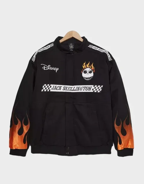 BoxLunch Disney Jack Skellington Flaming Racing Jacket