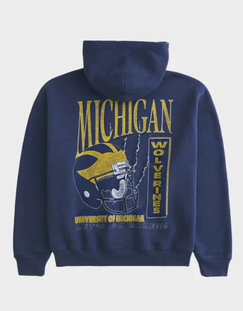 Hollister University of Michigan Wolverines Hoodie