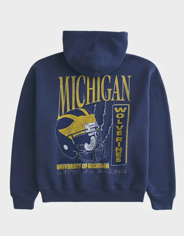 Hollister University of Michigan Wolverines Hoodie