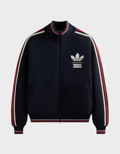 Kith x adidas Football Knit Full-Zip Jacket